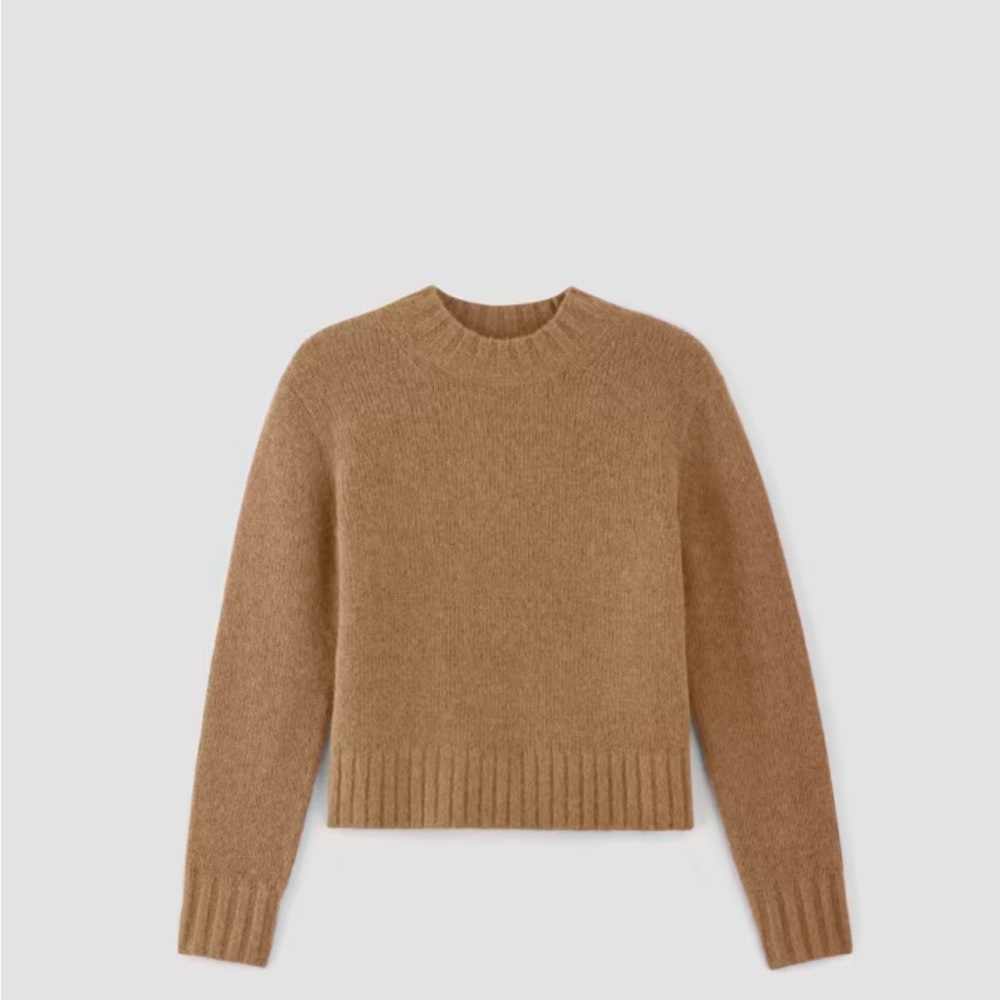 NWT Everlane The Alpaca Cropped Crewneck Sweater